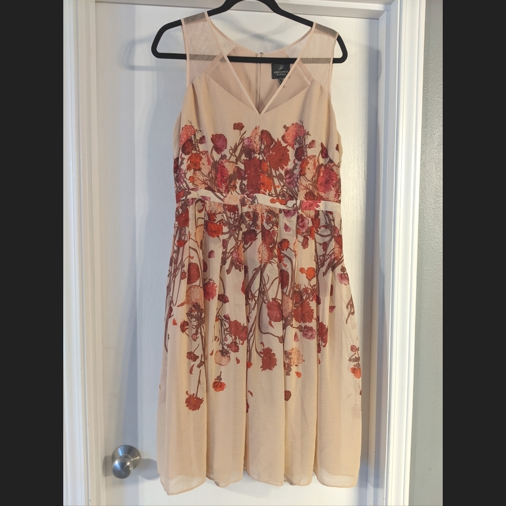 Adrianna Papell Floral Print Dress